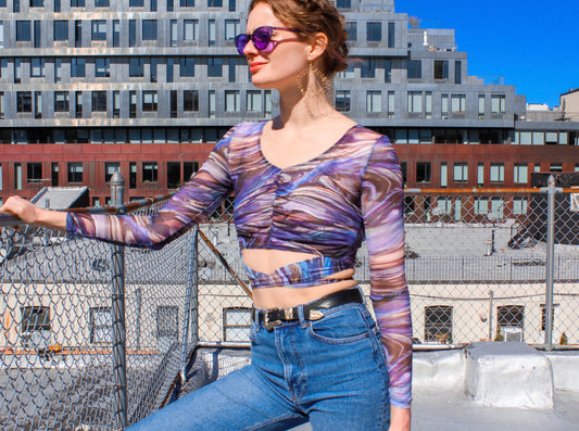 MESH CROP TOP